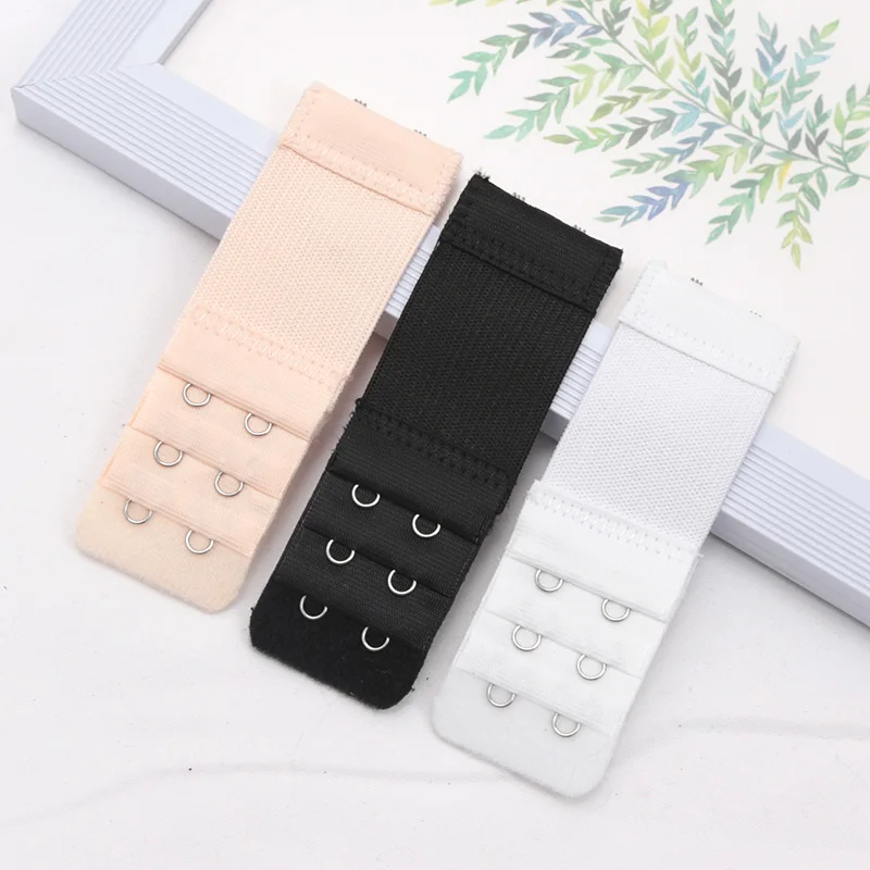 Bra Extender 3Pcs/set 2 Hook Women Elastic Extension Strap Clip Expander Adjustable Buckle Intimates Accessories