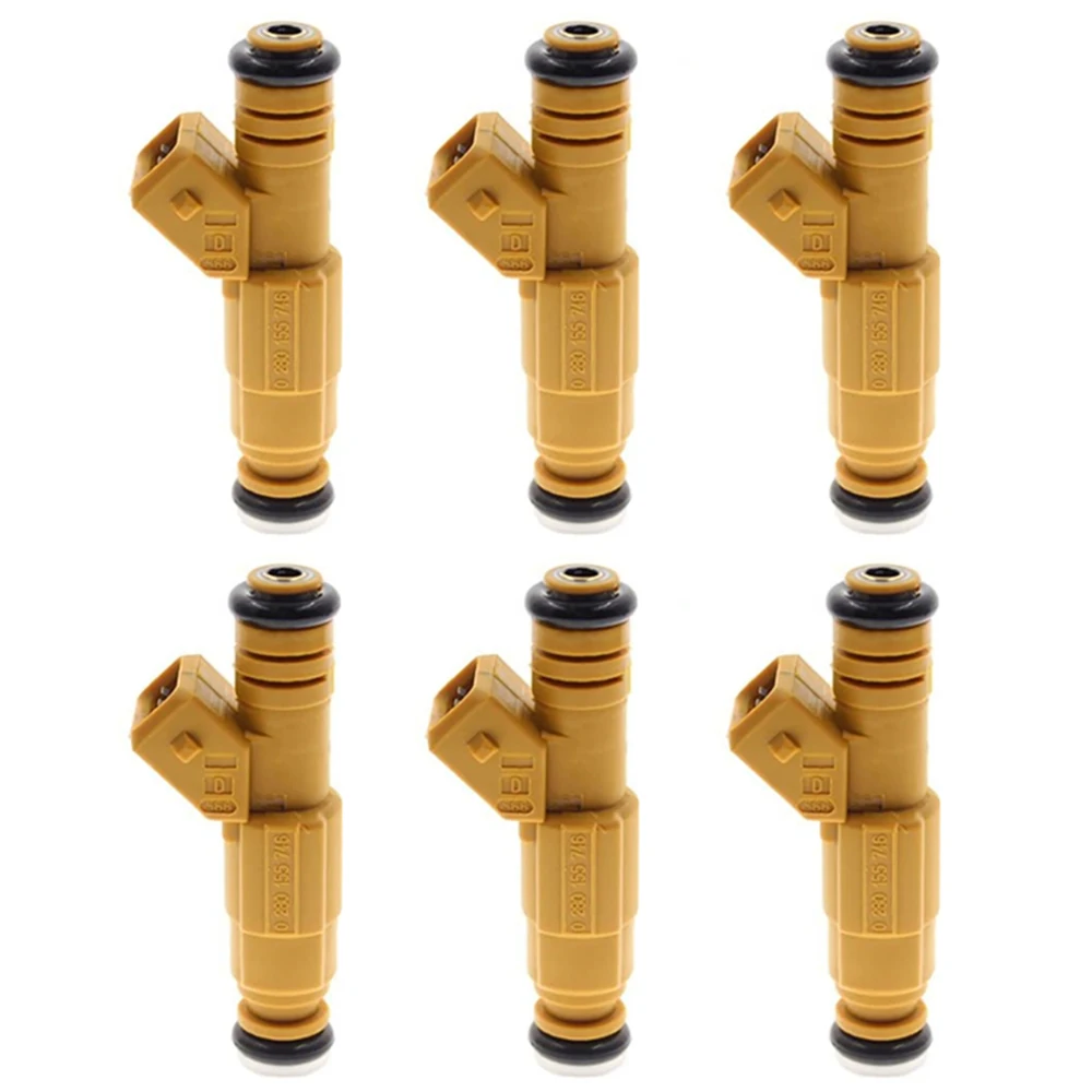 

Топливные форсунки с 4 отверстиями, 6 шт., для Jeep comcome 93-98, для Jeep Grand Cherokee 91-95 97-98, для Jeep Wrangler 0280155746