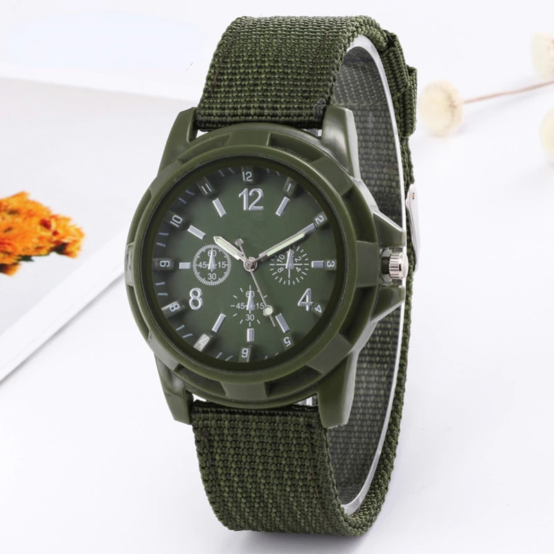 

Nylon Band Military Watch Men Watches Army WristWatch Quartz Male Sports Clock Relojes Para Hombre Relogio Masculino
