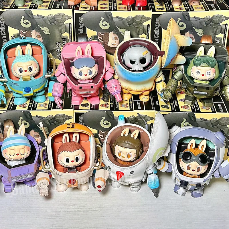Genuine Labubu The Monster X Ma.K. Blind Box Labubu Mecha Misteriosa Sorpresa Figura Modello In Pvc Figura Guess Bag Doll Toy Gift