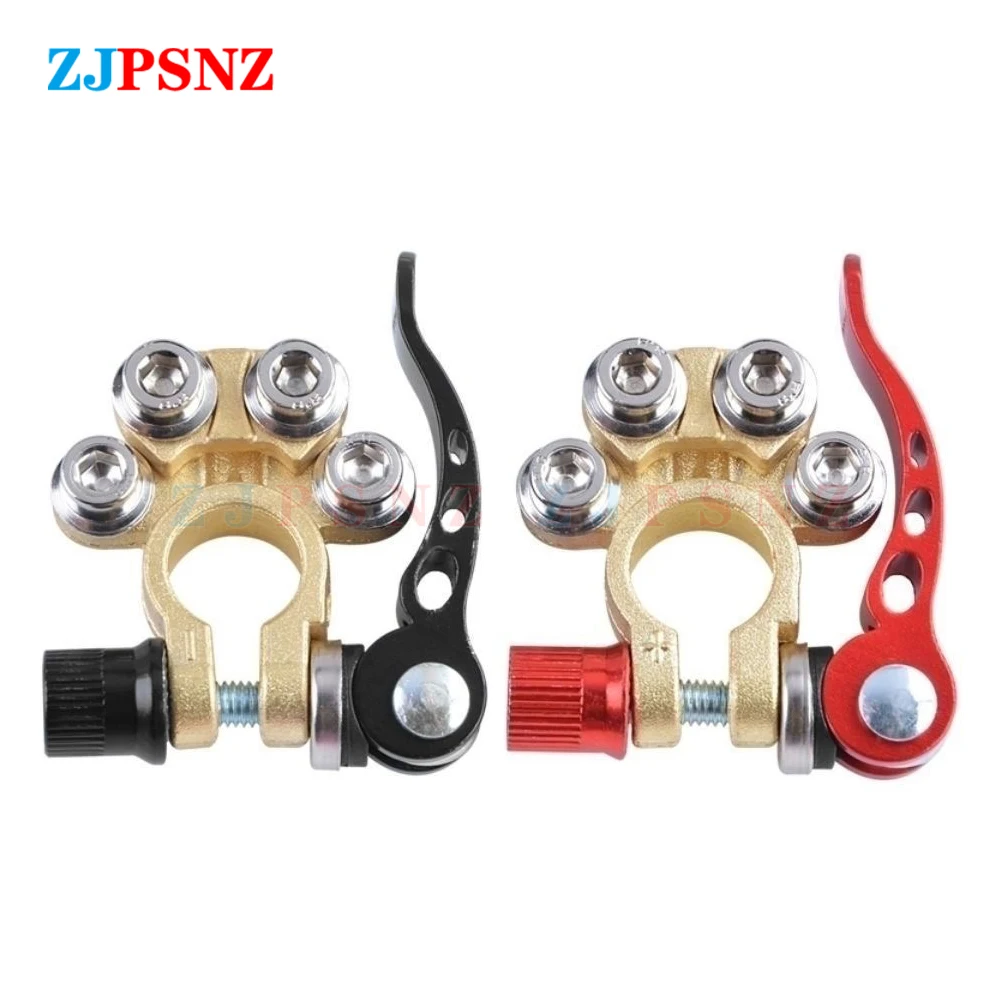 

Quick Disconnect Car Cable Connector Battery Bornes Main Cable Post Clamp Terminal Screw Connection Positive&Negative Truck Boat