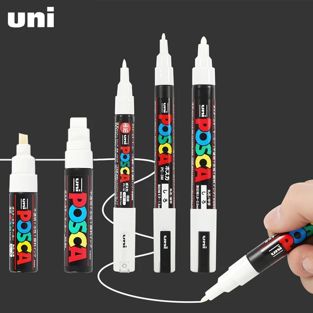 Uni Posca Markers Set Plumones Acrylic Paint Pen Marcadores PC-1M