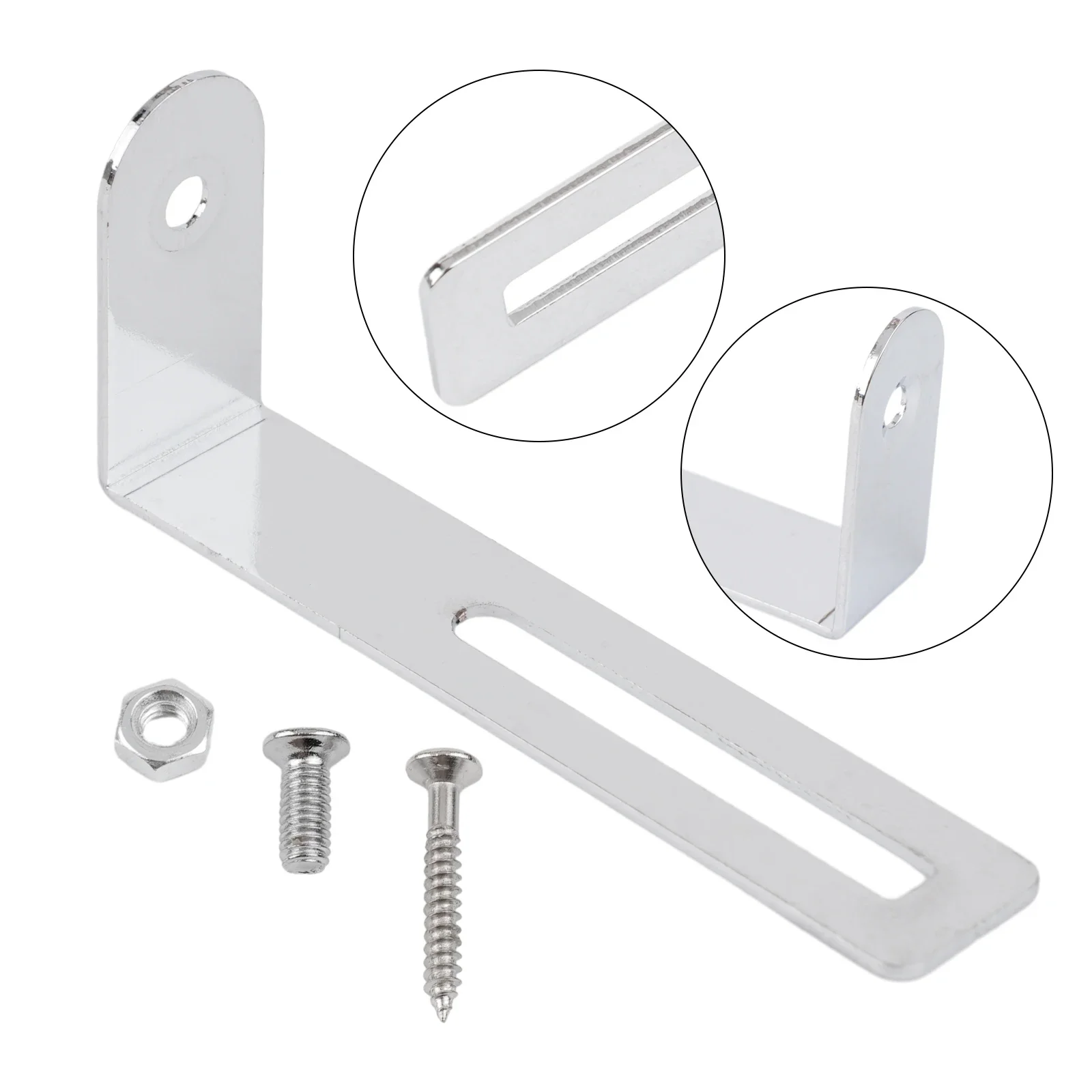 

Black Chrome Pickguard Bracket Screws Nut Pickguard Replacing Support Upgrading With Builds Custom Electric Guitar