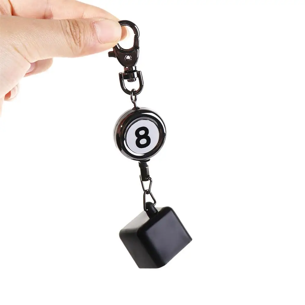 Description Picture 4 of itemClip Keys Chain Drawing Belt Clip Retractable Choker Clip Chalk Storage Holder Snooker Pool Chalk Holder Billiards Chalk Holder