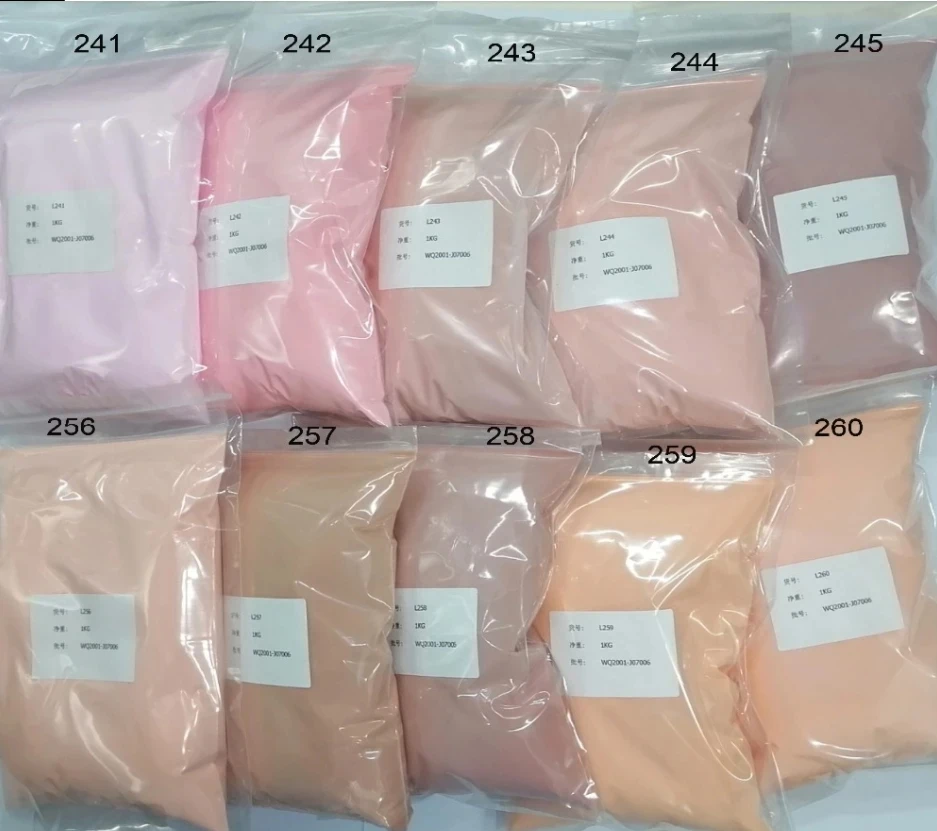 Nude Pink Acrylic Powder 50g Crystal Nail Sculpture Polymer Carving Powder Fast Builder Nail Extended Dipping Pigment Manicure