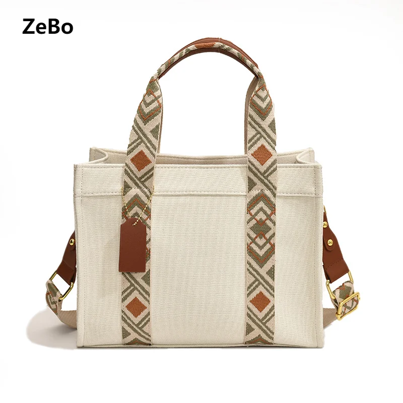 

Вместительная Холщовая Сумка-тоут для женщин, Новая высококачественная модная Роскошная брендовая сумка на одно плечо