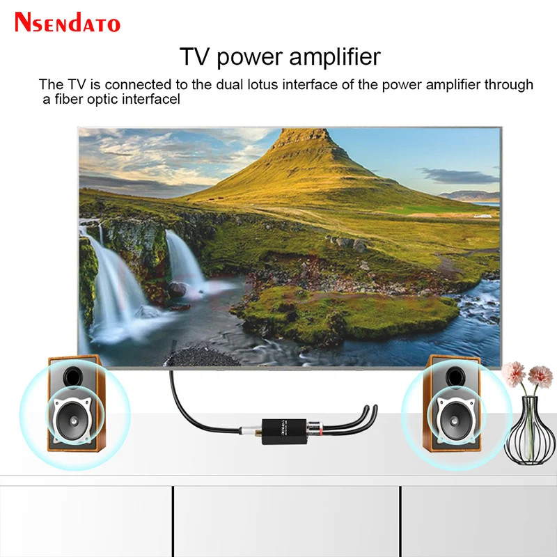 5.1ch Digital Audio Converter Decoder SPDIF Coaxial Audio Digital to 3.5mm RCA Optical Analog Decodificador For Dolby AC-3/DTS