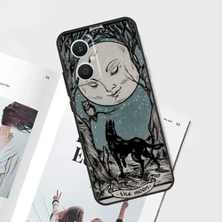 Witches Moon Tarot Phone Case - Mystical Design Protective Cover for OPPO Reno3 4G (II7021)
