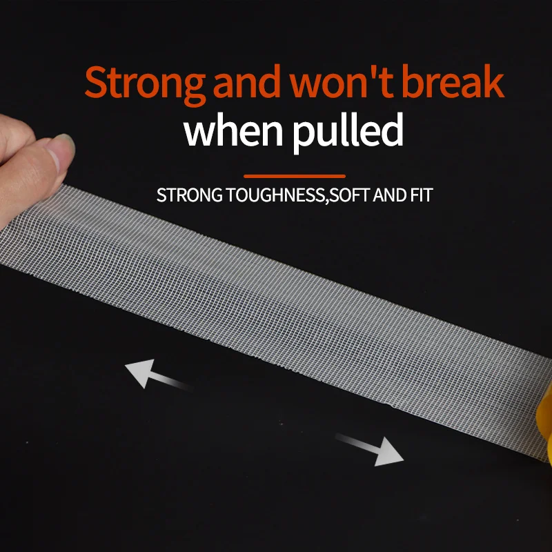 슈퍼 트레이스리스 카펫 접착제 양면 천 베이스 테이프 강력한 고정력 방수 투명 메쉬용