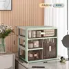 39CM Height Makeup Organizer Large Cosmetic Box Vanity Organizer Jewelry Container Make Up Case Brush Holder Lipstick Skincare 5