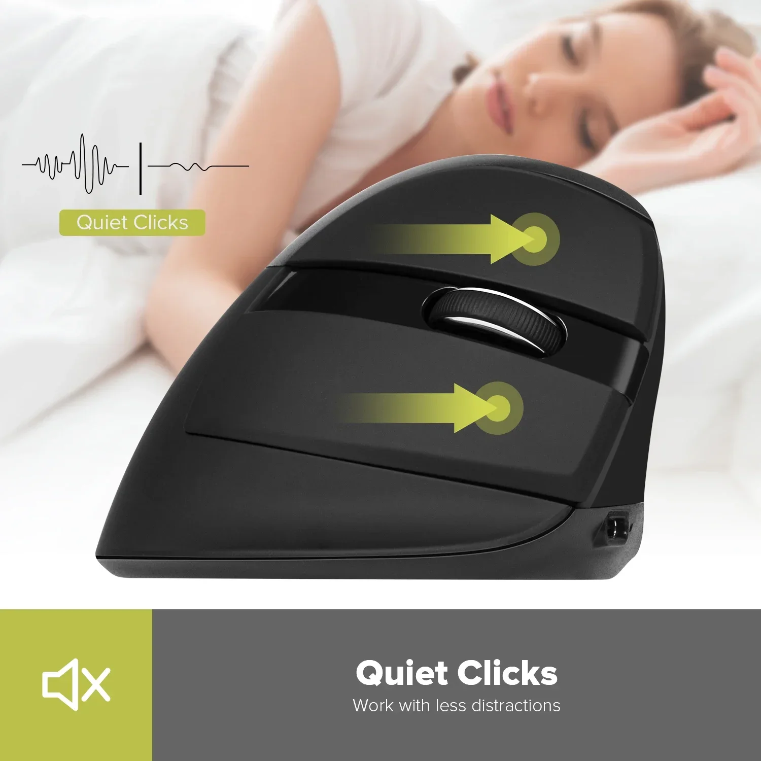 Delux M618 Mini Ergonomic Wireless Mouse Vertical Mice Rechargeable Silent Click Multi-Device Connection for Small hand Users wireless mouse ergonomic mouse