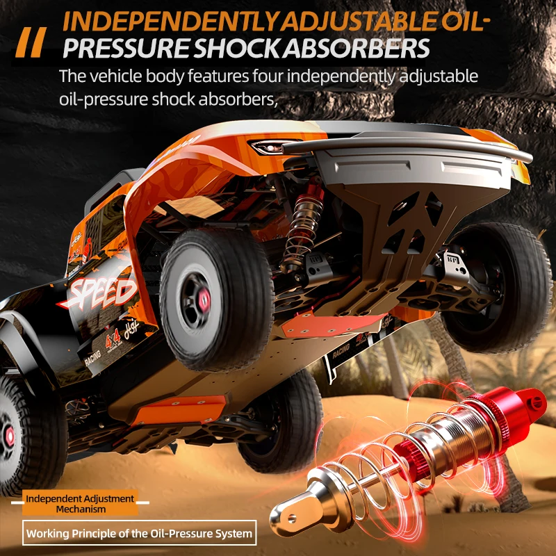 RC CAR ジャンク 1: 8 High Speed RC Car JJRC C8822 2.4G 4WD Full Proportional