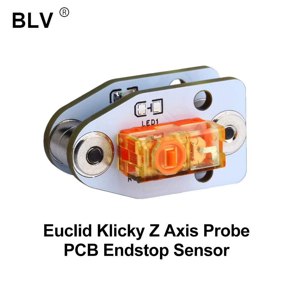 Фото BLV®24 В Euclid Klicky зонд Z Axis PCB Endstop Sensor D2F-5 для Voron 2,4 Trident 3D принтер V-Core 3,0 Ender Rail Core №2