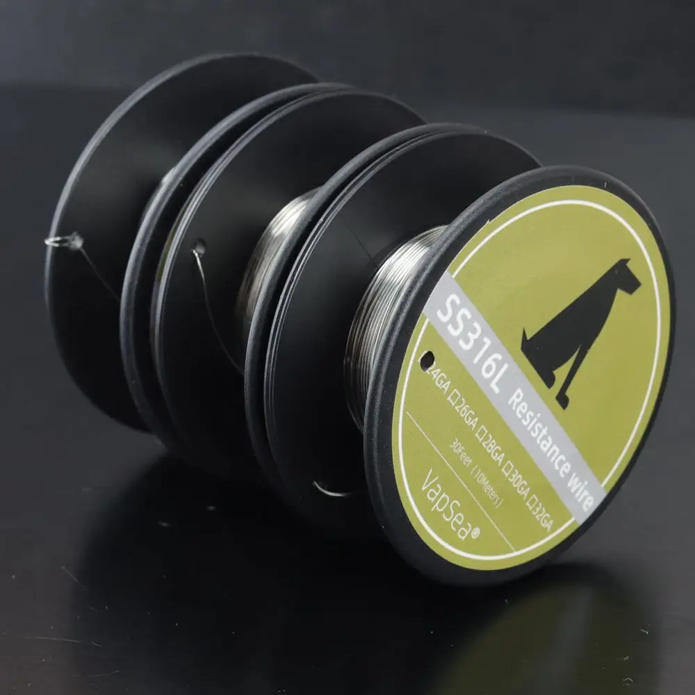 5 Rolls NI80/A1/316 Heating Wire 30Feet/Roll Single Rebuildable Juggernaut/Alien Fused Clapton For RDA RBA RTA Atomizer | Электроника