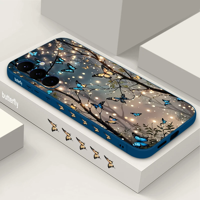 Dream Butterfly Print Soft TPU Phone Case Cover