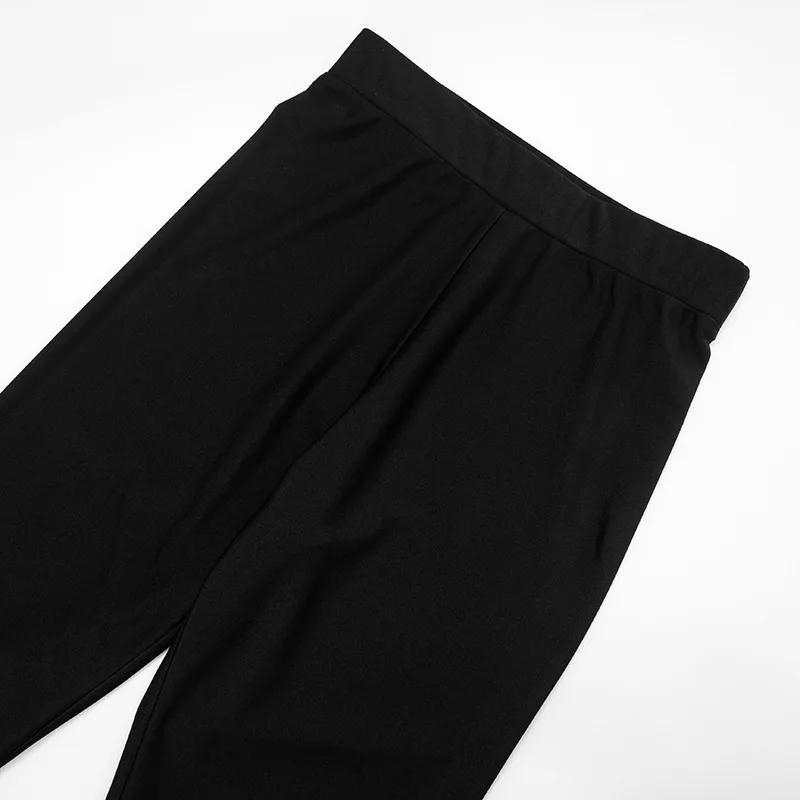 Solid Shiny Tight Long Casual Pants Women Fashion Glossy Elastic High Waist Peach Hips Slim Skinny Casual Trousers Leggings