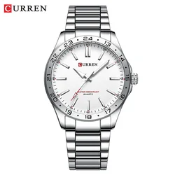 Men's Ultra Thin Quartz Watch - Elegant Stainless Steel Fashion Timepiece (D)