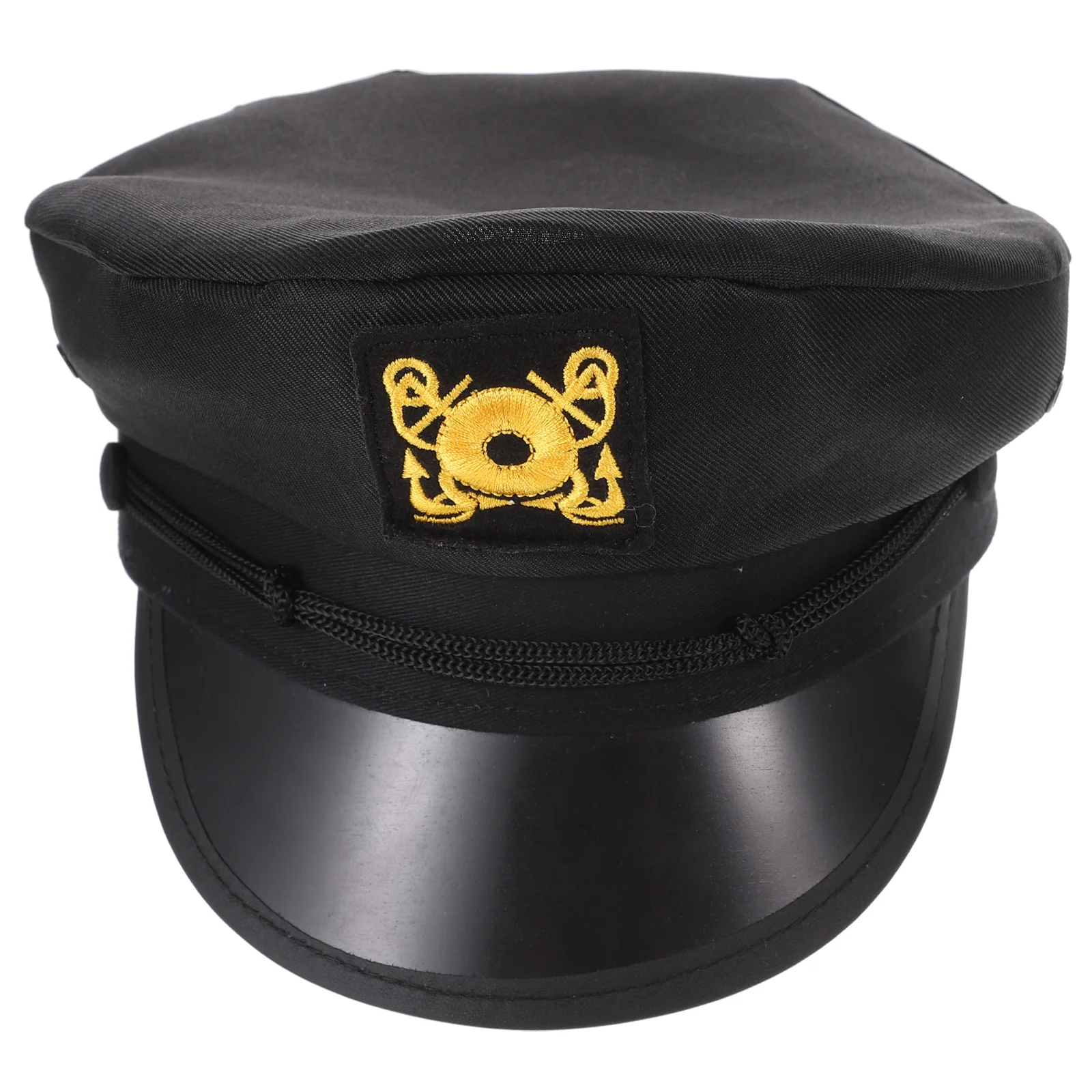 

Black Captain Hat Marine Accessories Sailor Women Hats Adult For Ultraviolet Light