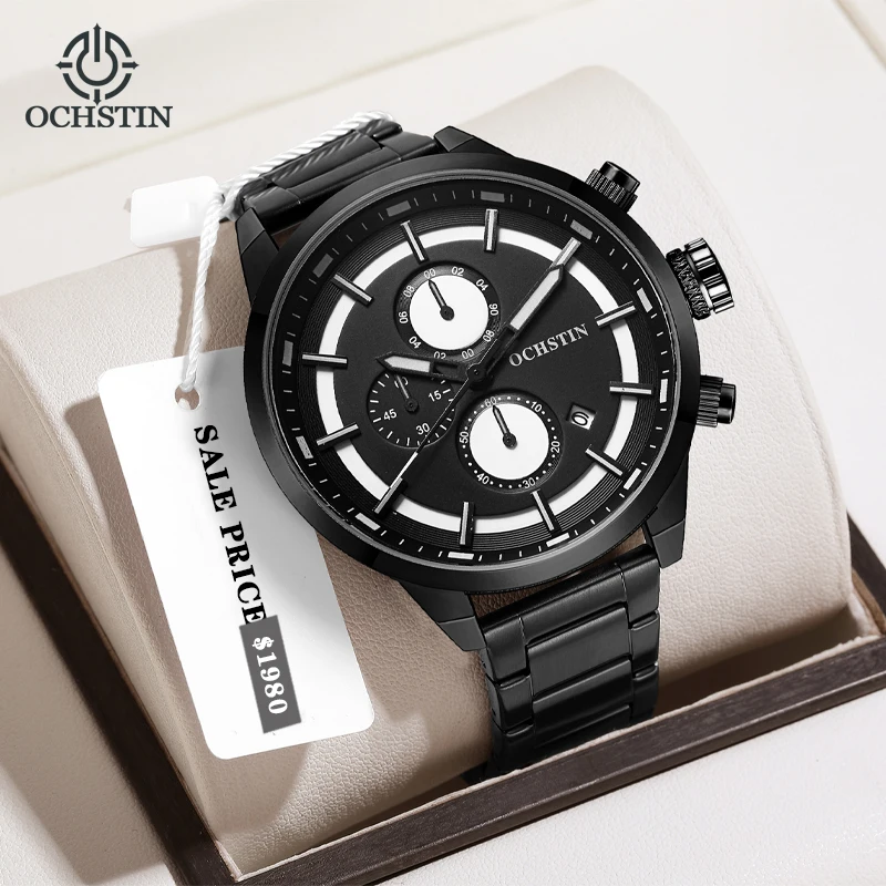 

OCHSTIN Legend Series Multifunction Quartz Core Hot 2024 Atmospheric Fashion Men's Quartz Watch Men's Chronograph Watch