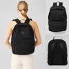 AI Men and Women's Travel Sports Includes Small Pouch Stow Backpack Water-resistant Matte Neoprene Black Yoga Fitness Bag 1