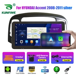 Autoradio 10.33 , Android, Octa Core, DVD, Navigation GPS, QLED, lecteur Carplay, 2din, pour voiture HYUNDAI Accent (2008-11)
