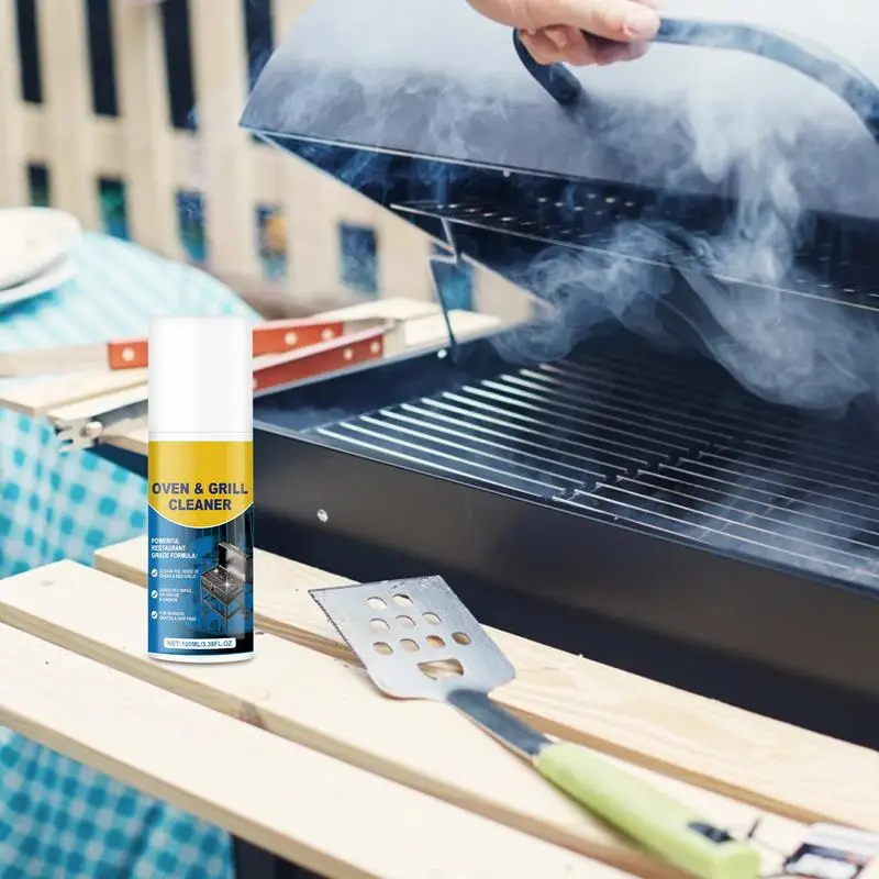 Oven Cleaner Spray Professional Oven Degreaser Grill Cleaner Cleaning Supplies Stain Remover Solution Eliminates Thick Grease
