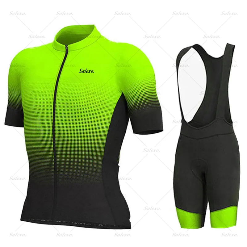 Cycling Jersey Set Men's Summer Short Sleeve Cycling Clothing MTB Bike Suit Breathable Bike Clothes Cycling Jersey Sets