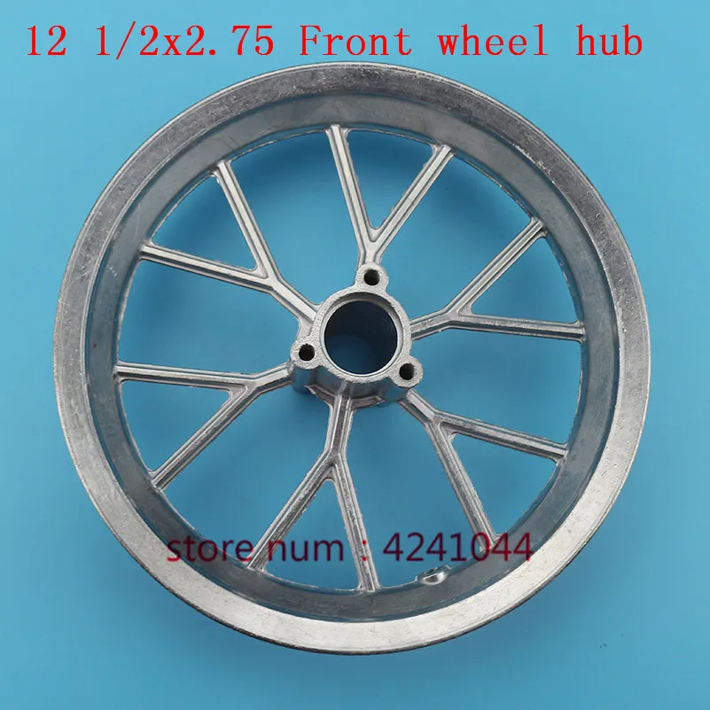Front or Rear wheel rim 12 1/2x2.75 hub use 1/2x2.75tire for Dirt Bike MX350 MX400 43CC 47CC 49CC Mini Moto E-Scooter
