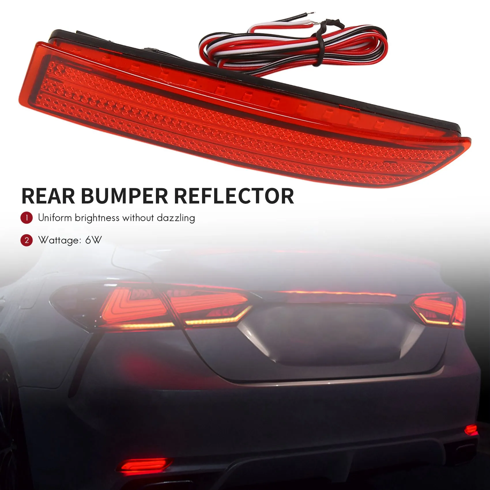 Parking Brake Rear Bumper Reflector Lamp for Toyota Avensis/Alphard Mki