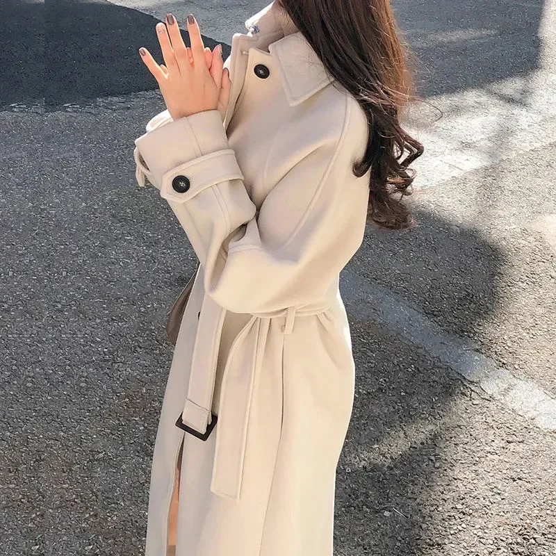 winter-korean-women-faux-woolen-coats-fashion-elegant-solid-belt-thickening-long-jacket-female-loose-all-match-blends-outwear