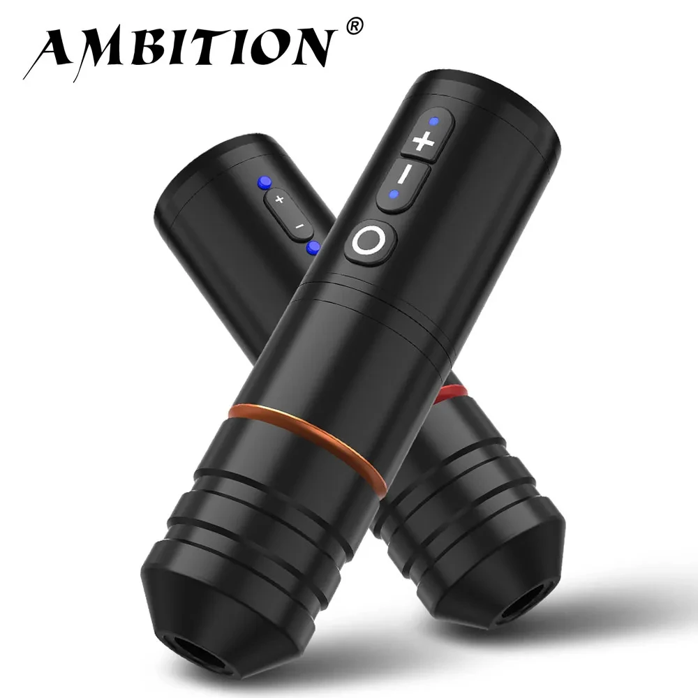 Ambition Ninja Pro Wireless Tattoo Machine Portable Battery Rotary Pen Capacity 2400mah Strong Coreless Motor for Artist Body easel caballete pintura portable painting stand drawer artist student kid oil paint wooden easel box art supplies drawing table