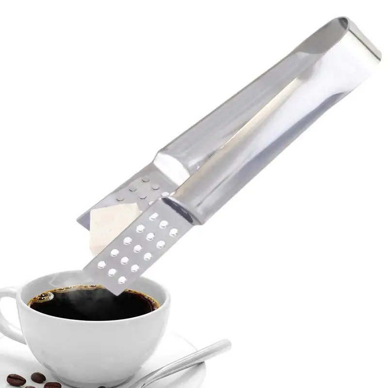 

Tea Bag Squeezer Stainless Steel Tea Bag Tongs Tea Bag Strainer Clip For Ice Cubes Tea Bags For Loose Tea Loose Leaf Gripping