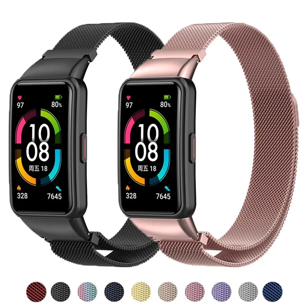 CZhkg Cinturini per Orologi per Huawei Band 8/Huawei Band 7 Strap, Cintura di Ricambio Silicone Bracelet Sportivo Cinturino Wrist Strap Armband per Honor Band 6/ Honor Band 7 Watch (Bianco