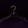 6 pcs Transparent Acrylic Clothes Hanger Racks Half Dozen Clear Hangers Ideal For Store Display Logo Customizable Wholesale 2
