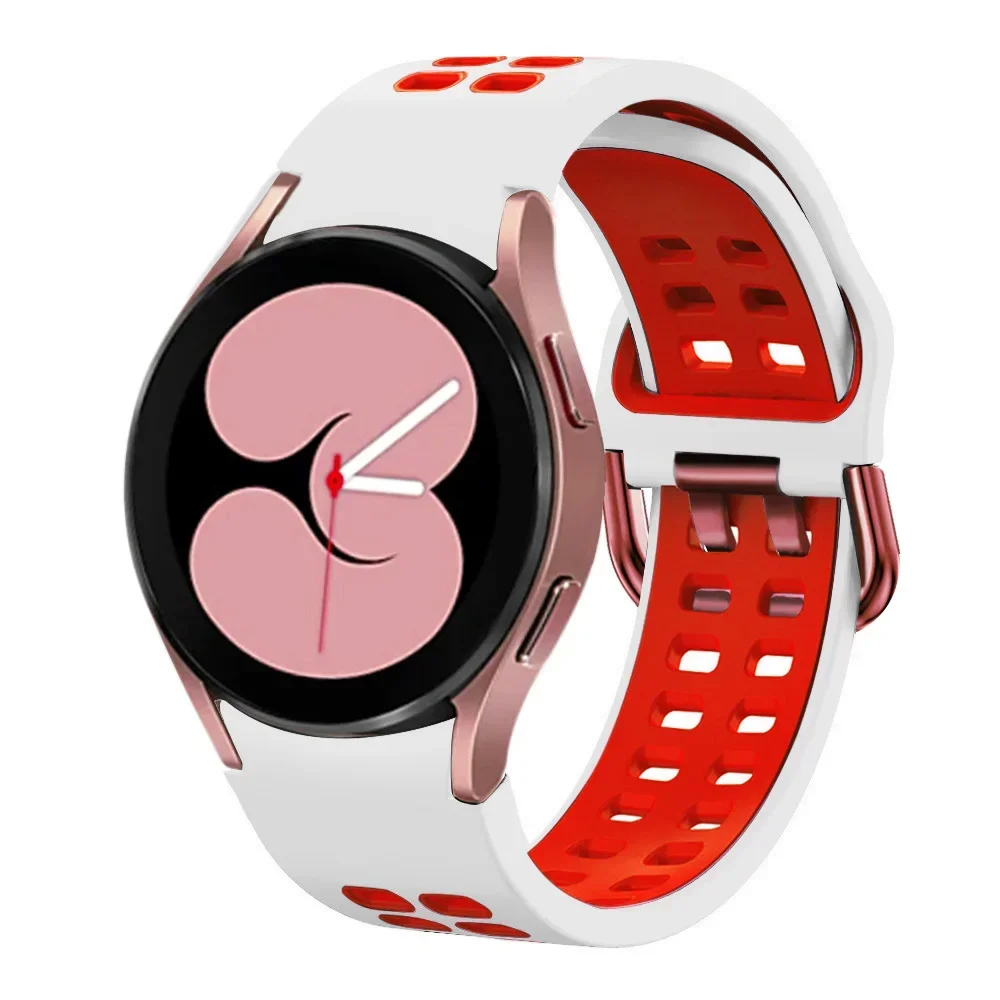 Two-Tone No Gap Silicone Watch Strap - Premium Design