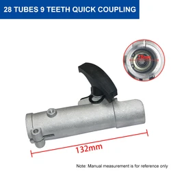 Universal Shaft Connector Clamp for Lawn and Garden Equipment (28mm 9 Spline)