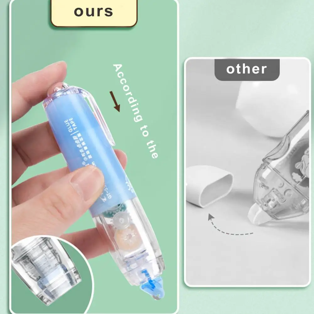 Glue Tape Roller Adhesive Tape Dispenser Retractable Double Roller for Scrapbooking Crafts Adhesive Dispenser for Home