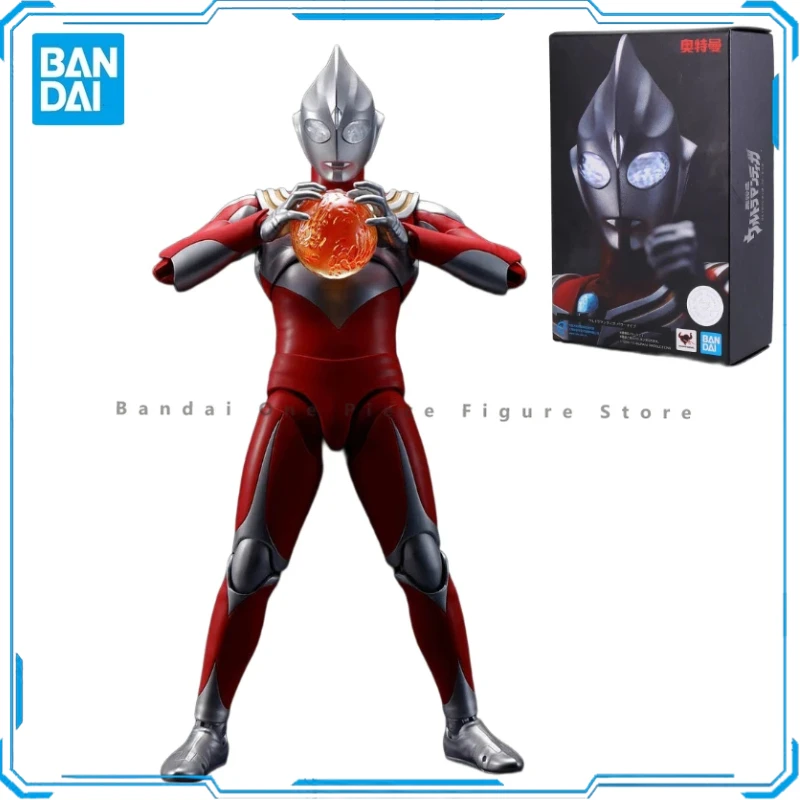 

В наличии оригинальная Bandai SHF настоящая костяная скульптура Ultraman Tiga мощные экшн-фигурки анимационные игрушки подарки модель