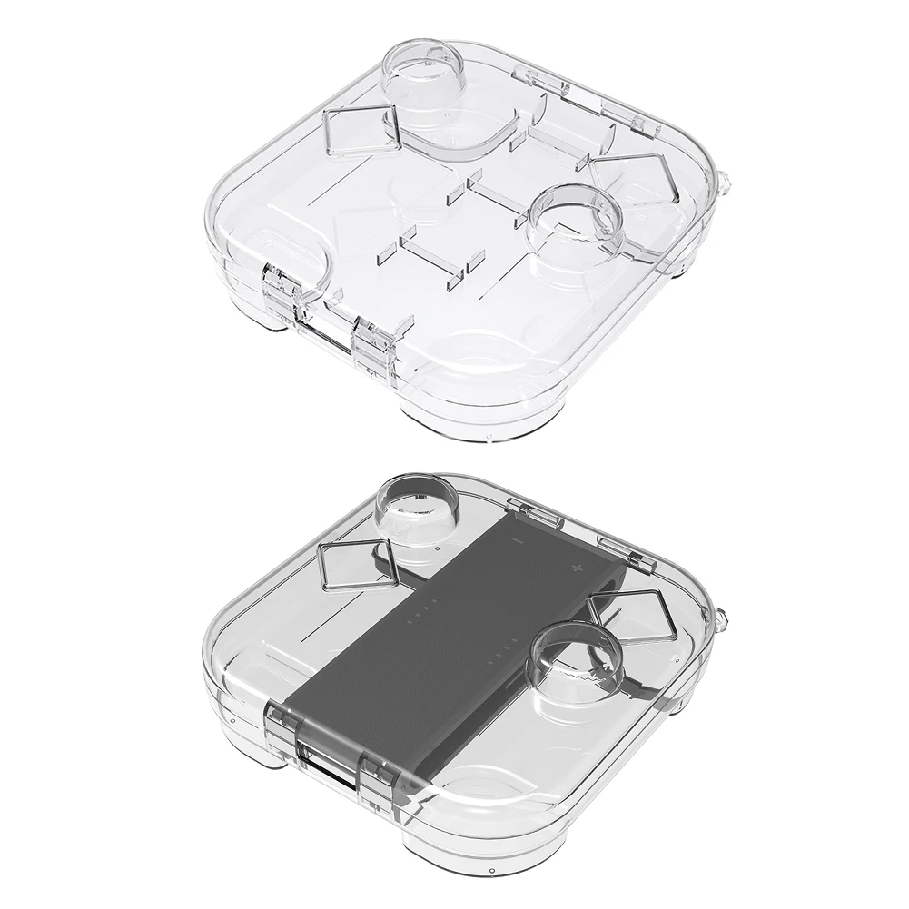 1-5PCS Transparent Storage Box with Game Card Slots Protective Case PC Storage Case for Nintendo Switch2 Joy-Con Accessories