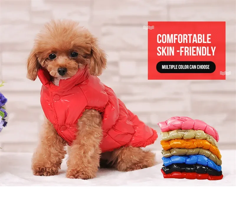 WarmDogClothesWinterPetDownJacketPuppyCoatsDogClothesfor