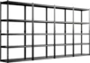 Garage Storage Shelves, 72'' Heavy Duty Metal Utility Rack with Adjustable 5 Tier Shelving for Warehouse Basement Kitchen Living 1