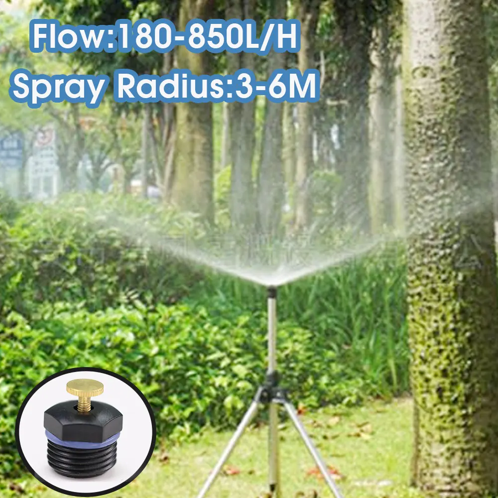 Description Picture 3 of item5-10PC 1/2'' Thread Centrifugal Watering Sprinkler Adjustable Spraer Nozzle for Garden Greenhouse Lawn Drip Irrigation Equipment