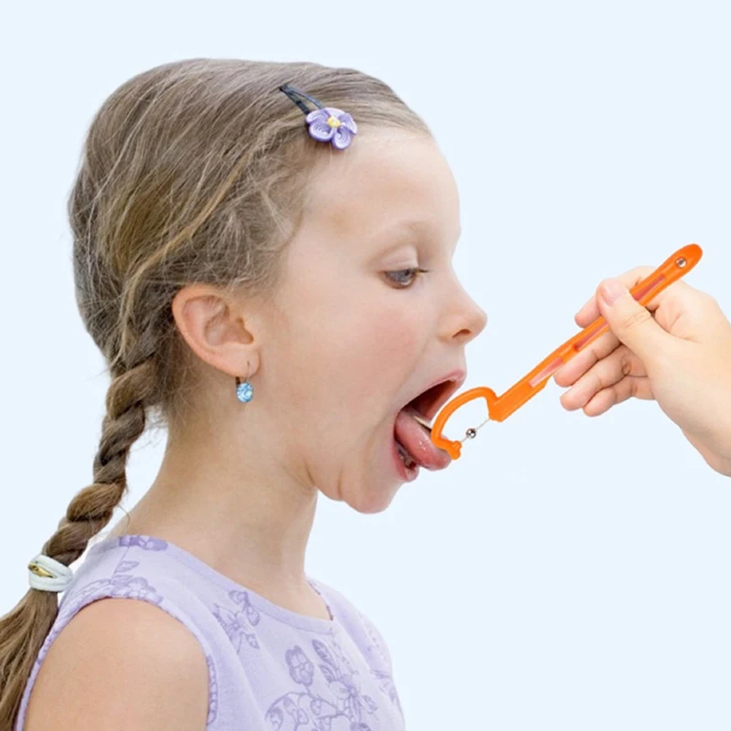 3PCS/4PCS Kids Tongue Tip Lateralization Elevation Tool Tongue Tip Exercise Oral Muscle Training Autism Speech Therapy Talk Tool speech therapy teeth massager teeth alignment trainer