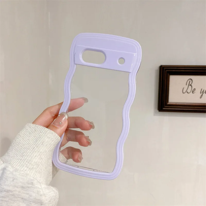 Ftonglogy For Google Pixel 8a 5G Case: Clear Cute Flowers Floral Design For Girls Women Slim Soft TPU Bumper Shockproof Silicone Cherry Blossoms Cell Phone Cover 8a (Lucky Fox