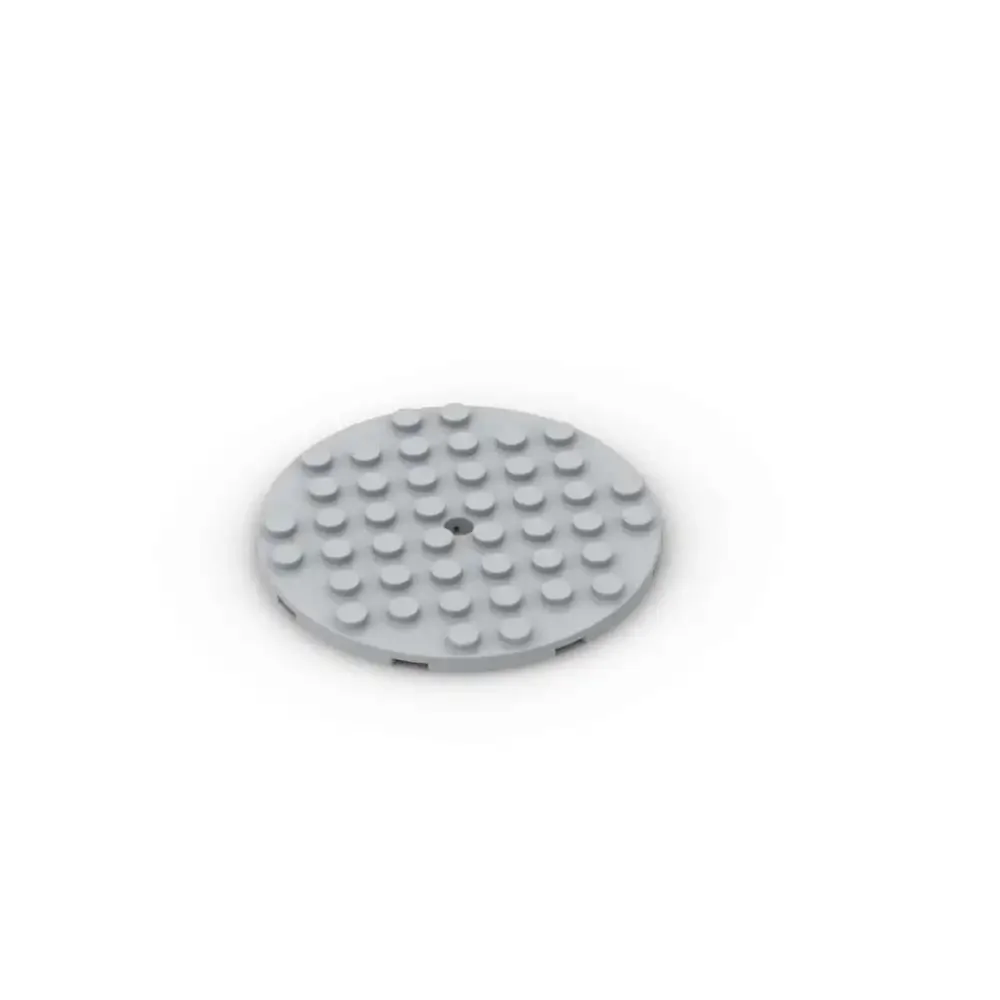 MOC 1PCS 라운드 74611 8x8 구멍이 있는 플레이트 빌딩 블록 세트 보드 벽돌 장난감 소년 어린이 특별 휴일 생일 선물