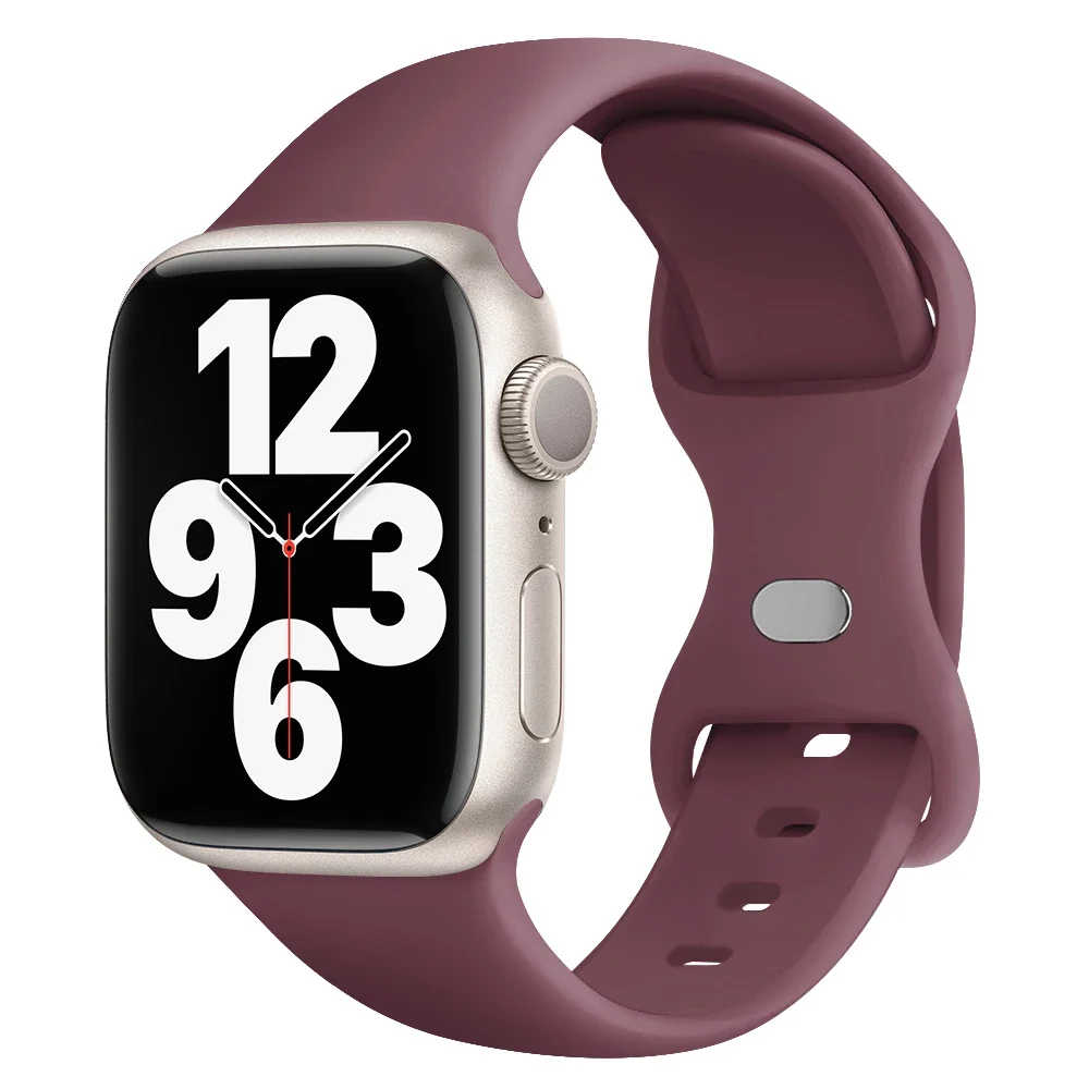 Premium Soft Silicone Smartwatch Band - Versatile Sport Strap Bracelet