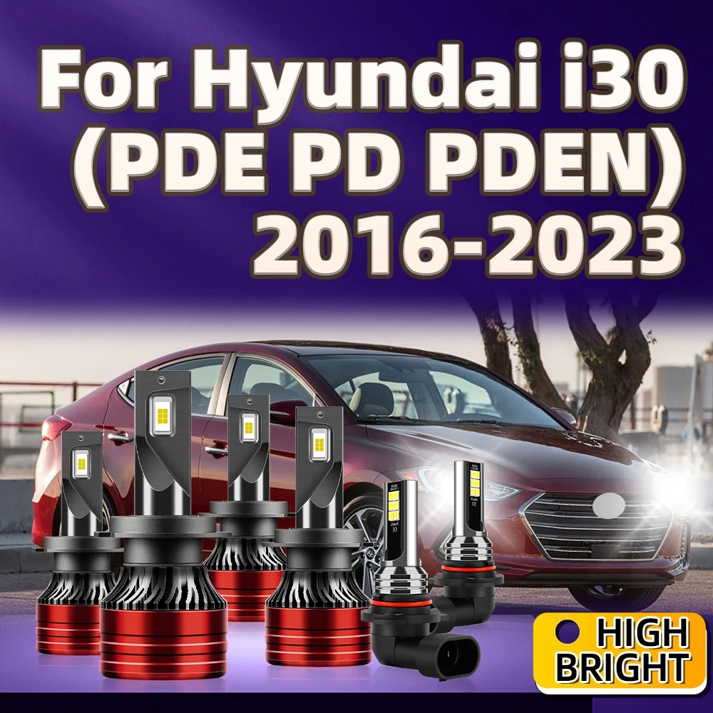 Pack ampoules LED H7 140W Canbus pour HYUNDAI i30 III 3/5 portes (PDE, PD, PDEN) (11.2016 et plus)