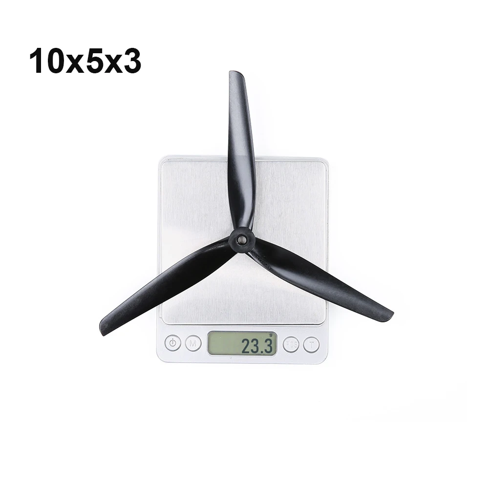 1050 10x5x3 Propellers CW CCW 10inch 3 blade Black-carbon Reinforced Nylon FPV Propeller 8pairs/16pcs HQProp rc propellers
