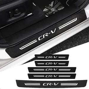 4PCS Car Styling Carbon Fiber Door Sill Protector Stickers For Honda Civic  City Accord Odyssey Spirior CRV protection Sticker - Price history & Review, AliExpress Seller - Shop3195026 Store