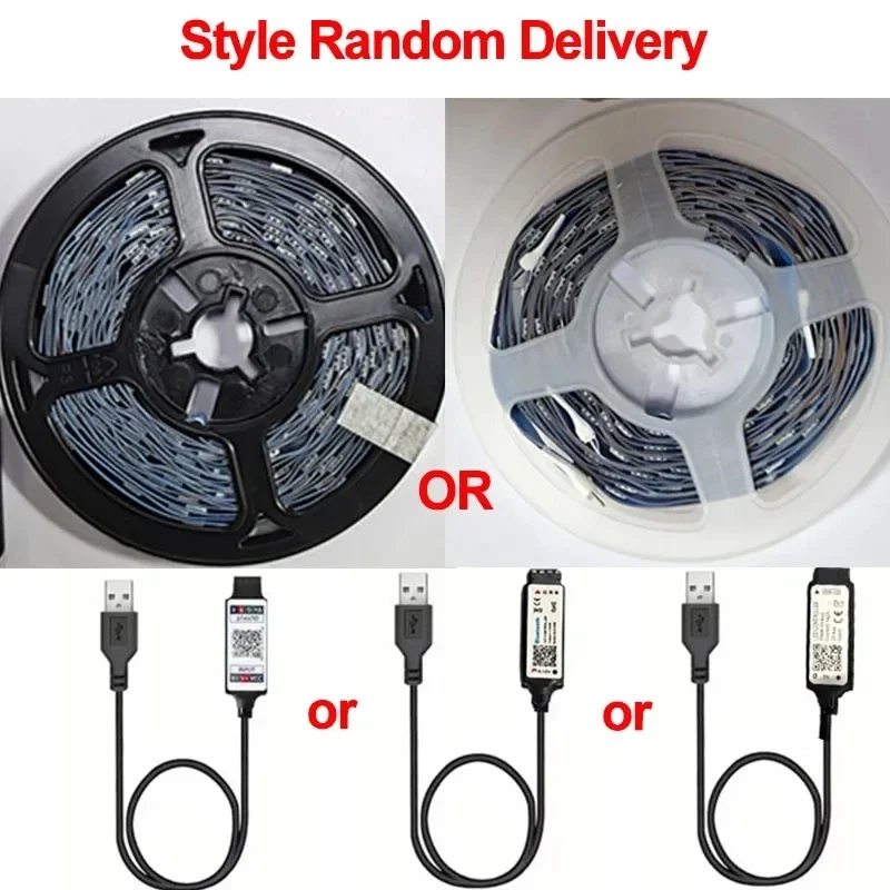 5V 5050 LED Strip Lights Room Decoration Home 30LEDs/m RGB Tape Festoon Backlight Smart Christmas Lights Bluetooth App Control BEST SELLERS
